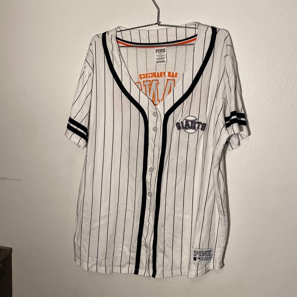 VS PINK Giants Baseball Jersey Tee
